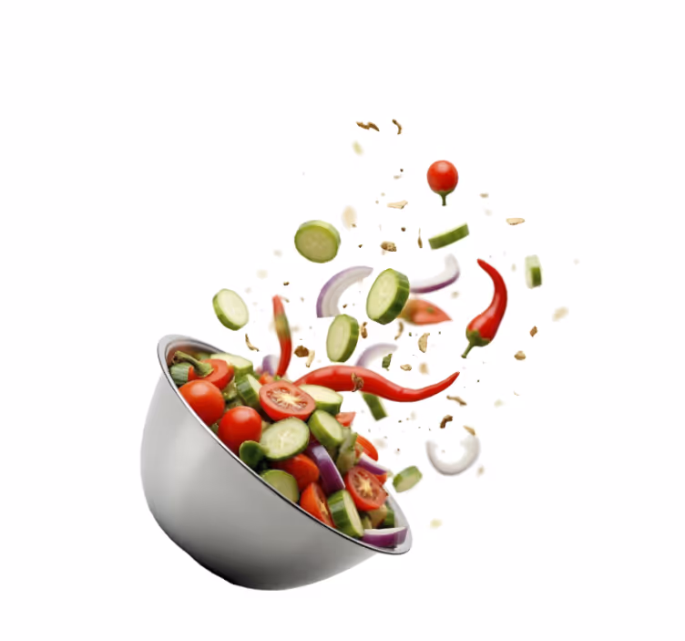 Küchenfenster Rollo frischer salat - TenStickers