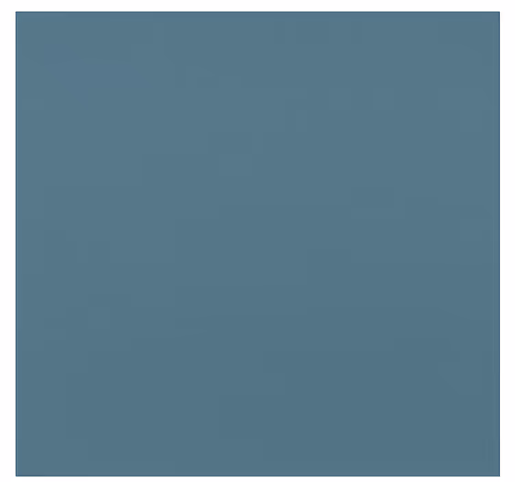 Rollo Fenster Wohnzimmer schlichtes cyanblau - TenStickers