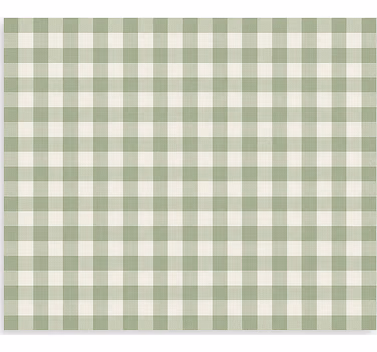 Küchenfenster Rollo grünes stoffmuster - TenStickers