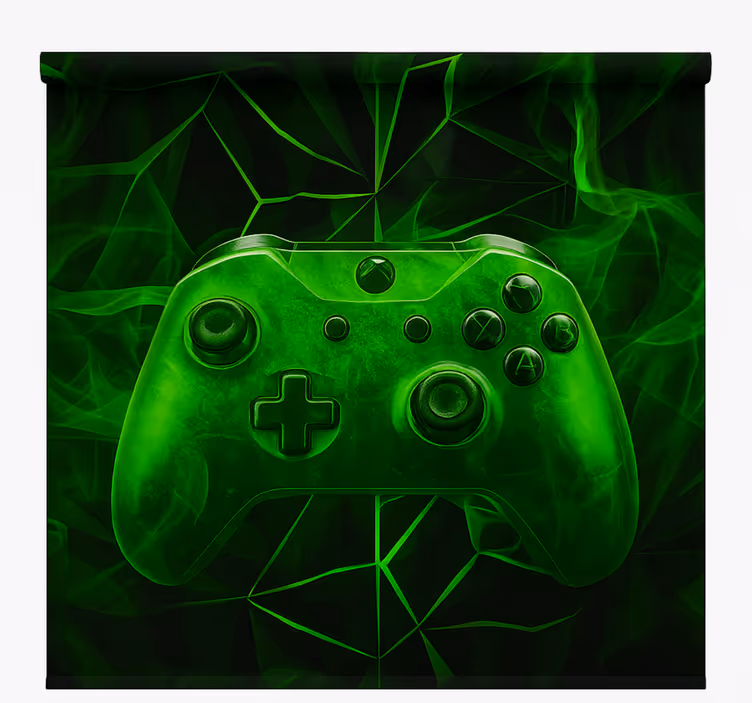 Rollo Fenster Gamer neongrüner nebelregler - TenStickers