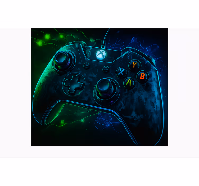Rollo Fenster Gamer leuchtender intergalaktischer controller - TenStickers