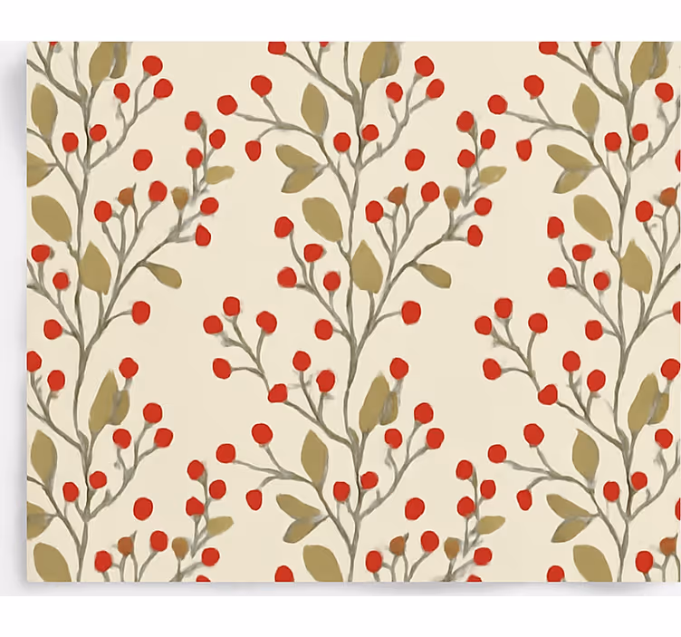 Rollo Fenster Esszimmer beeren blumen blätter - TenStickers