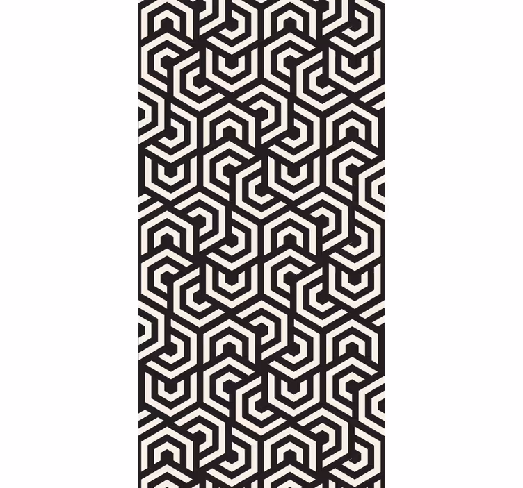 Rollo fenster büro im schottischen abstract design - TenStickers