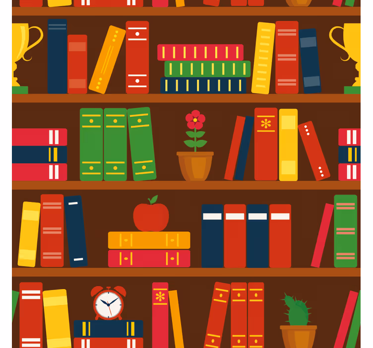 Rollo fenster büro für die heimische bibliothek - TenStickers