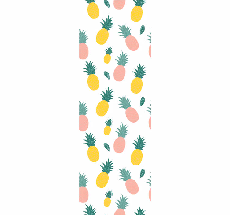 Küchenfenster rollo mit ananasfruchtmuster - TenStickers
