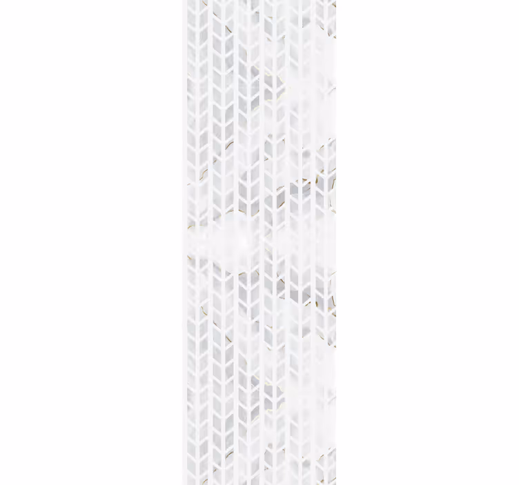 Rollo fenster esszimmer kleine goldene marmorfliesen - TenStickers
