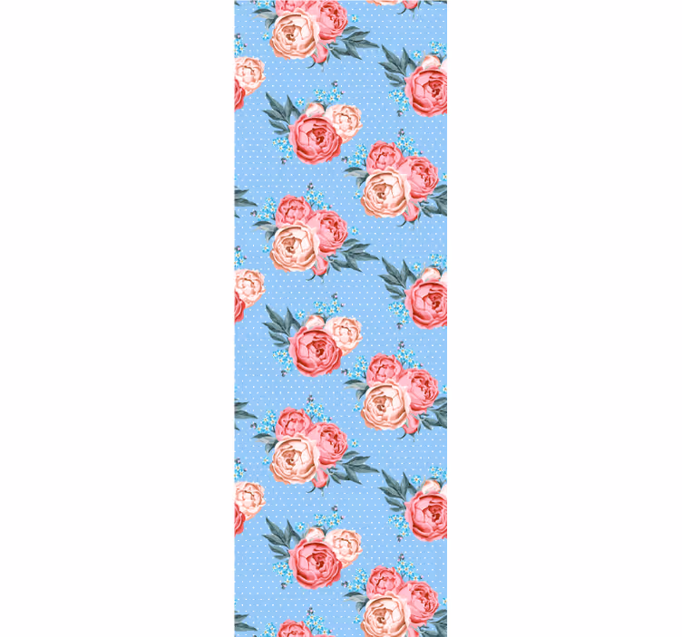 Rollo fenster esszimmer im shabby chic punktedesign - TenStickers