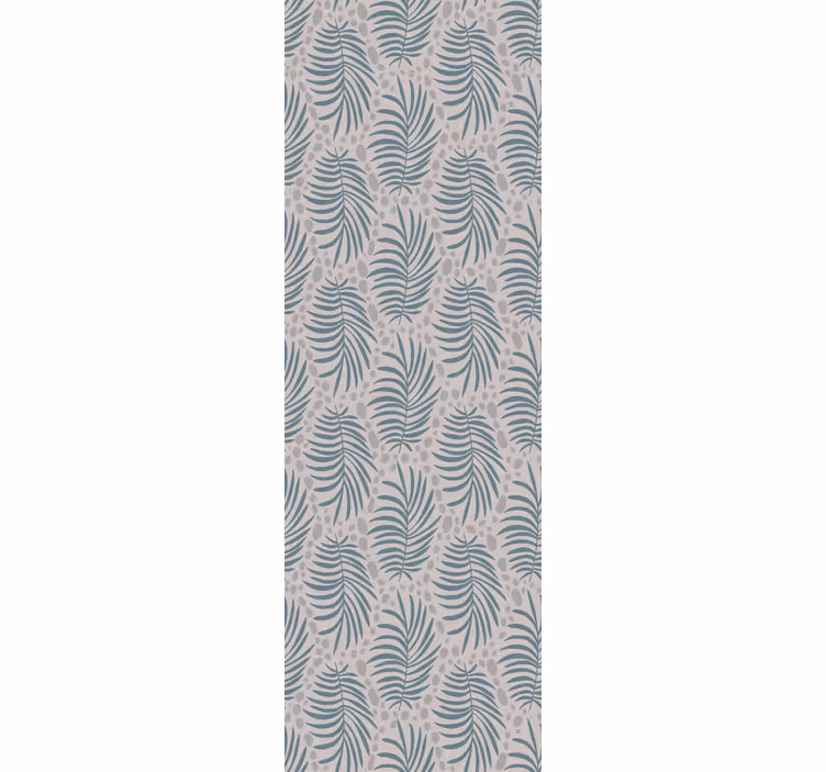 Rollo fenster esszimmer tropical blau hamptons muster - TenStickers