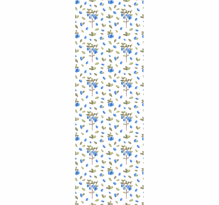 Rollo fenster esszimmer florales botanisches aquarellmuster - TenStickers