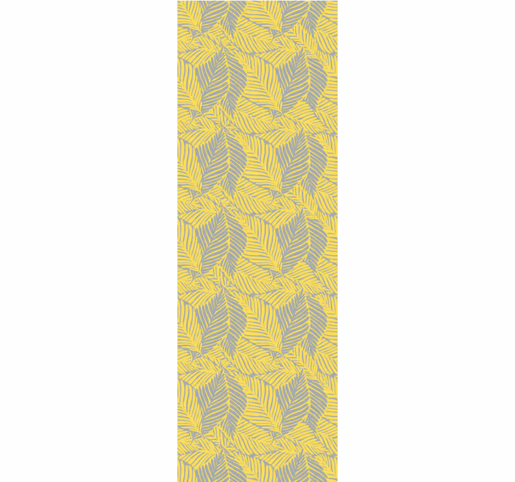 Rollo fenster esszimmer in pantone tropenblätter - TenStickers