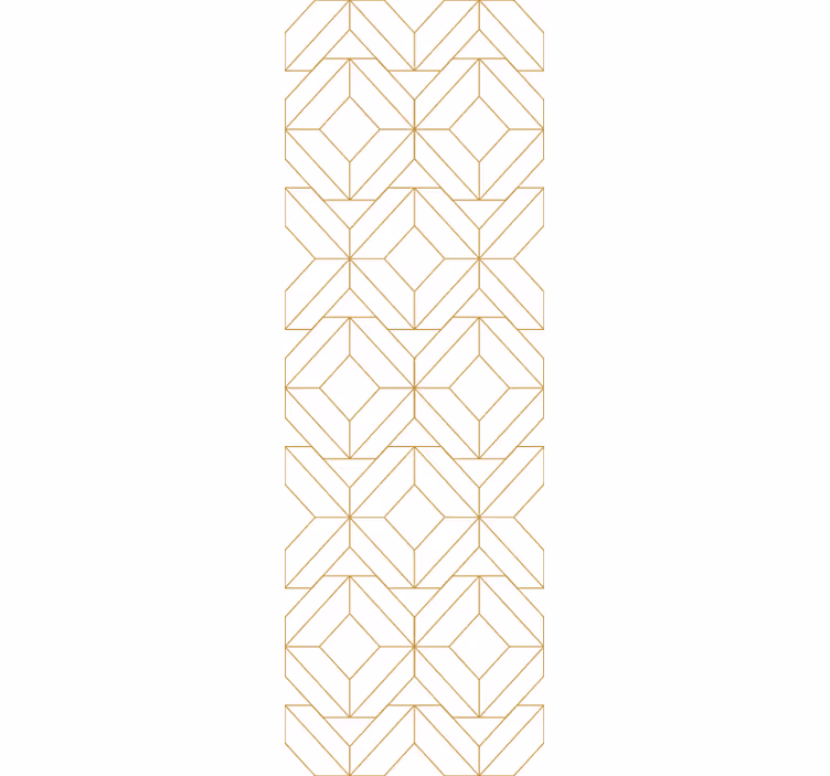 Rollo fenster esszimmer moderne geometrische muster - TenStickers