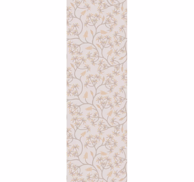 Rollo fenster esszimmer elegante blumen an zweigen - TenStickers