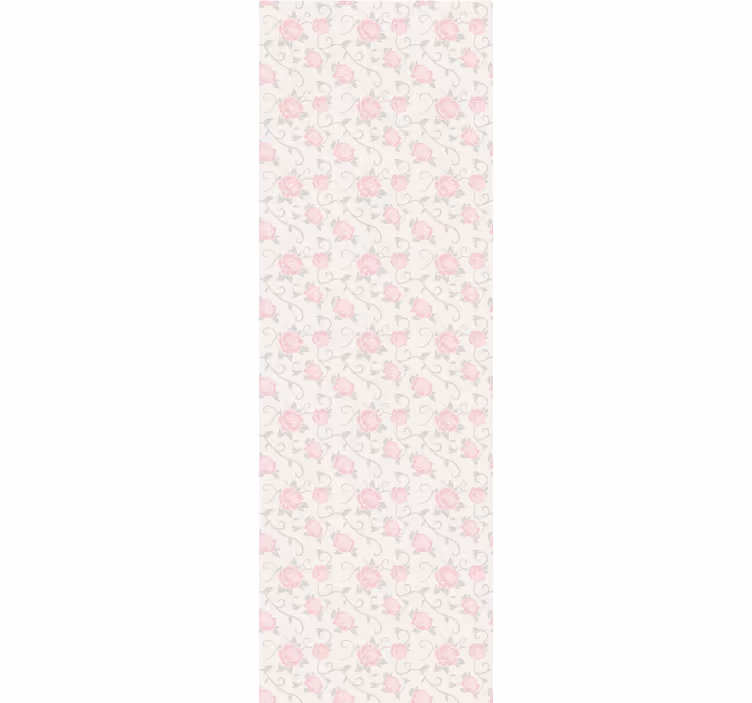 Rollo fenster esszimmer mit kleinen blumen im vintage-stil - TenStickers