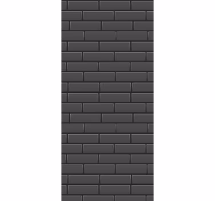 Rollo fenster esszimmer mit betonblockstruktur - TenStickers