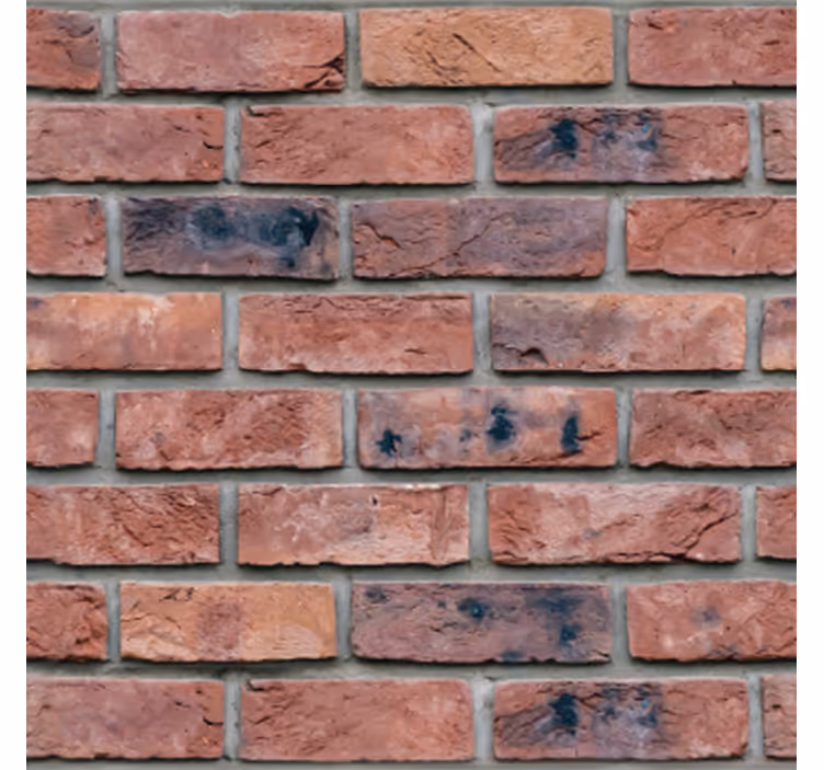 Rollo fenster esszimmer ungewöhnliche steinwand - TenStickers