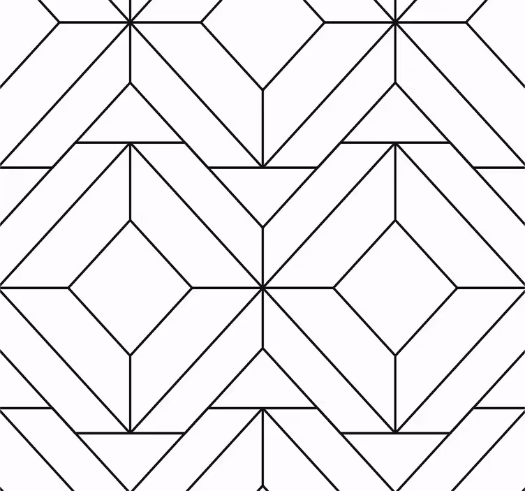 Rollo fenster esszimmer mit nordischen geometrischen mustern - TenStickers