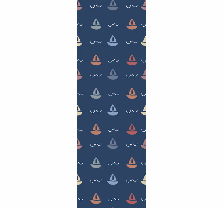 Rollo fenster kinderzimmer mit segelboot-motiv - TenStickers