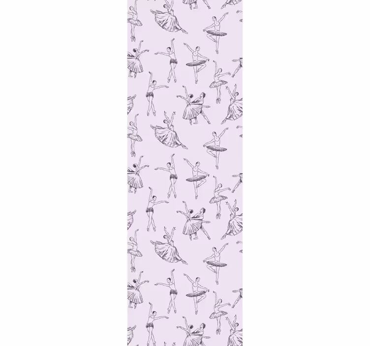 Rollo fenster kinderzimmer balletmotiv - TenStickers