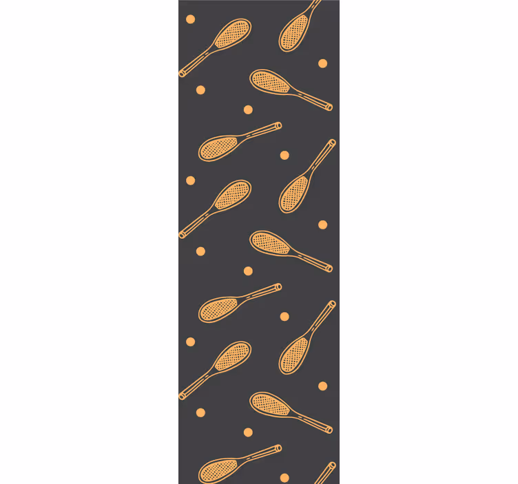 Rollo fenster kinderzimmer orange schläger - TenStickers
