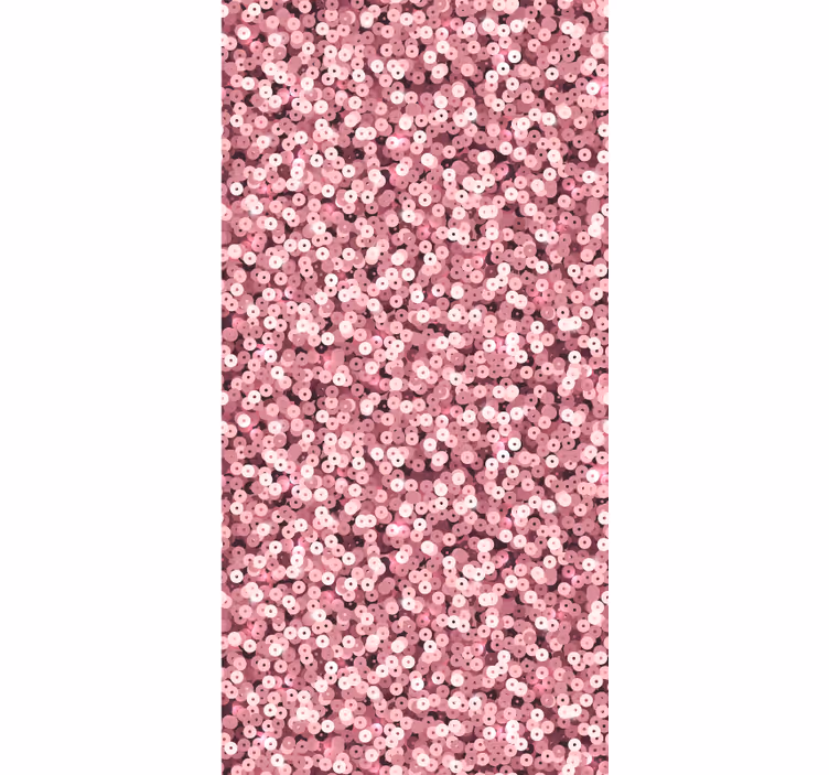 Rollo fenster kinderzimmer pink glitzer - TenStickers
