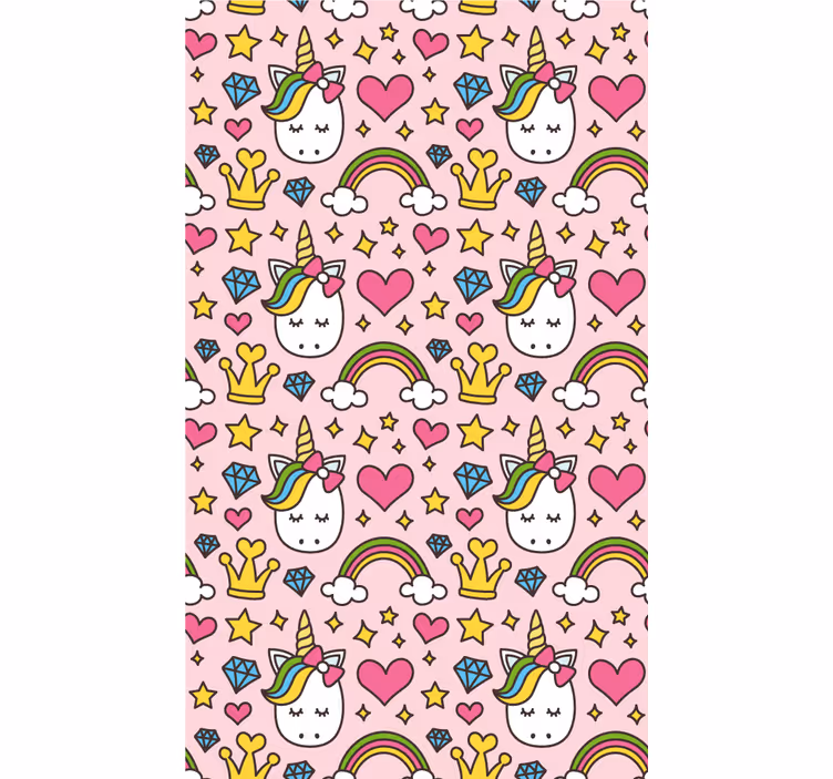 Rollo fenster kinderzimmer einhorn fantasie - TenStickers