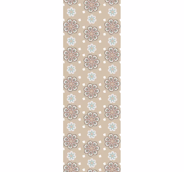 Rollo fenster home office im eleganten granny chic muster - TenStickers