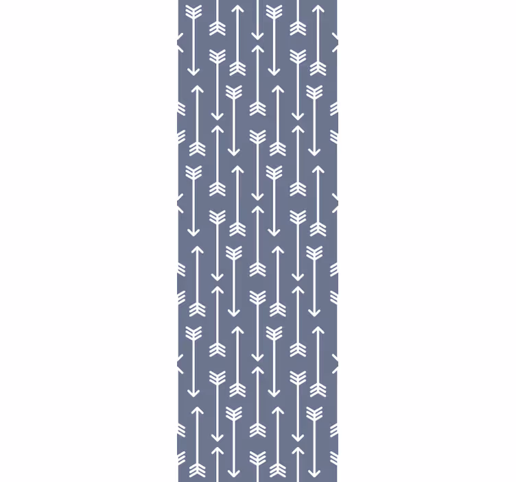 Rollo fenster home office mit minimalistischen pfeilstreifen - TenStickers