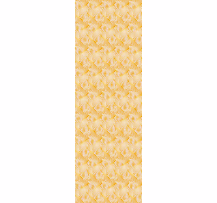 Rollo fenster home office goldfolie wellen illusion - TenStickers