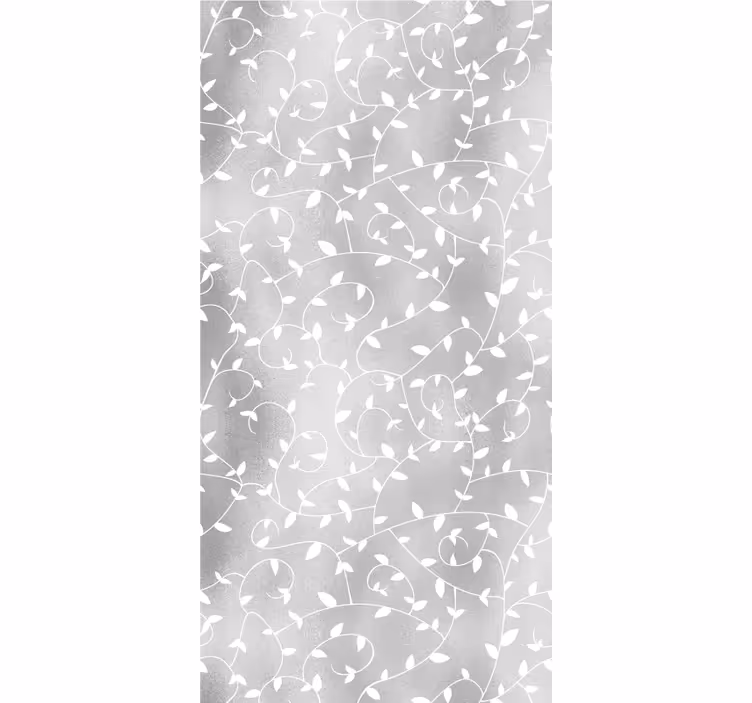 Rollo fenster home office silberne baumzweige - TenStickers