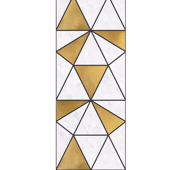 Rollo fenster home office mit geometrischem marmor-effekt - TenStickers