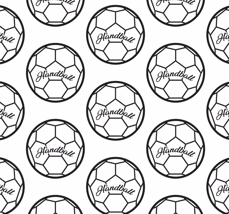 Rollo fenster jugendzimmer handballmuster - TenStickers