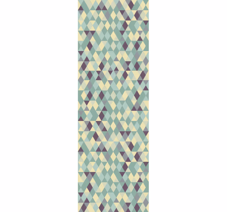 Rollo fenster jugendzimmer mit ombre geometrischen formen - TenStickers