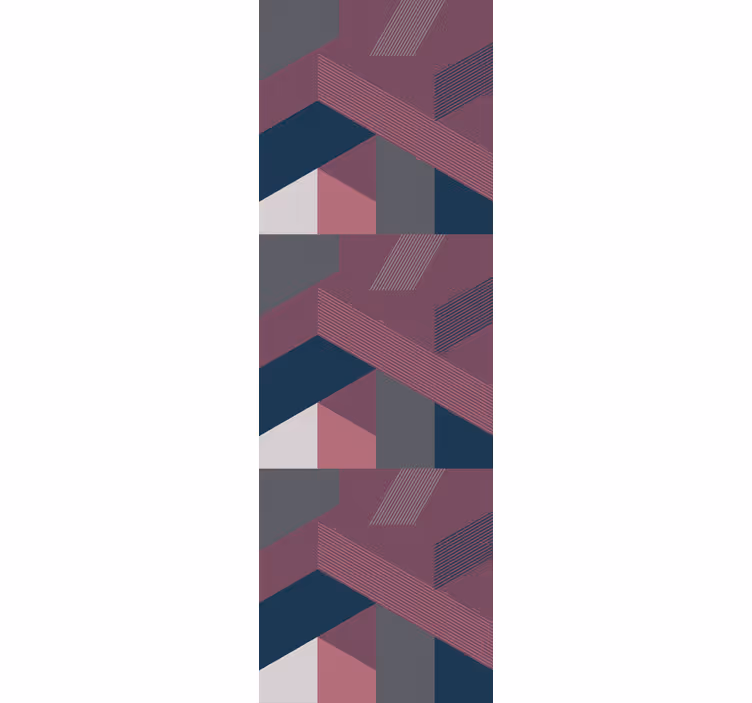 Rollo fenster jugendzimmer geometrische formen - TenStickers