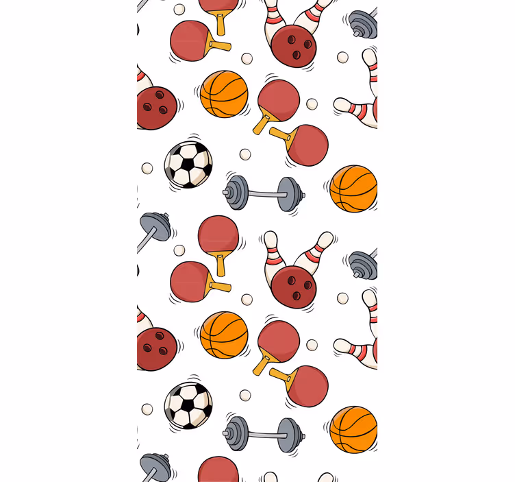 Fenster rollo modern mit sportmuster - TenStickers