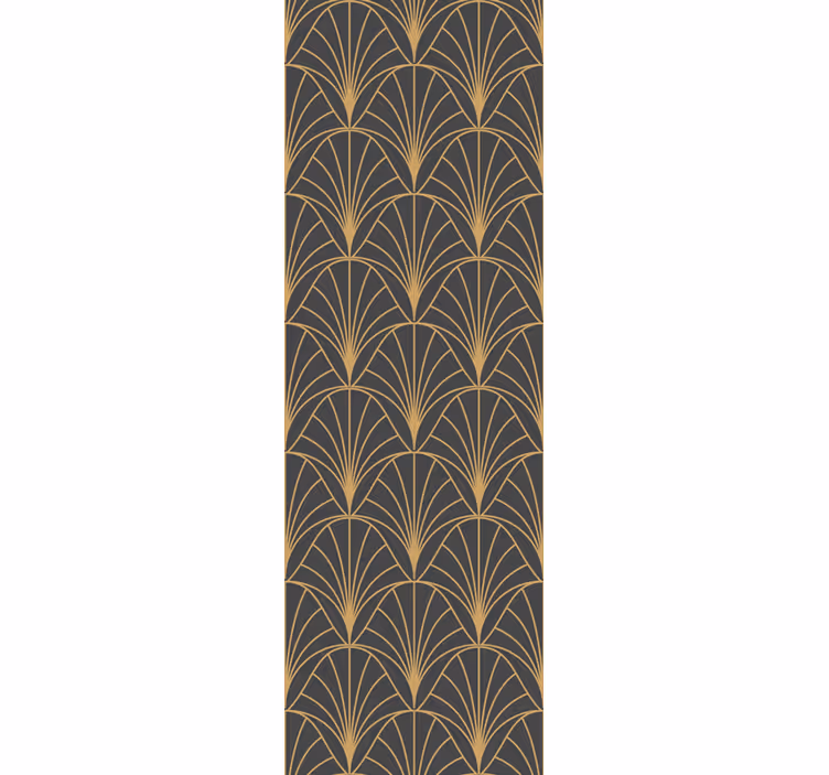 Fenster rollo modern mit eleganten goldenen mustern - TenStickers