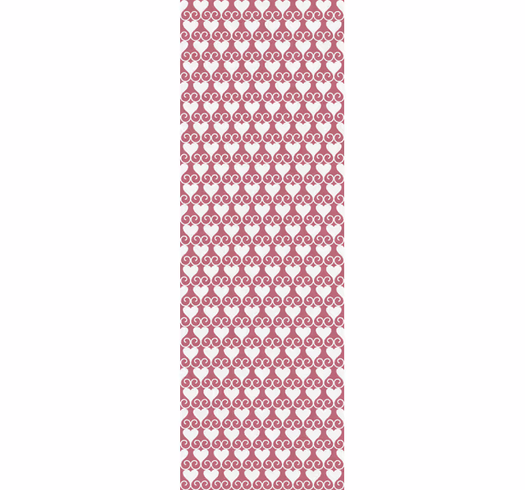 Fenster rollo modern mit muster-dekor verworrene herzen - TenStickers