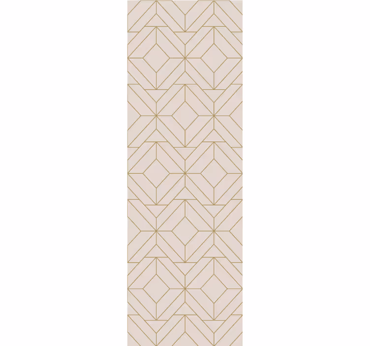 Fenster rollo modern goldene rustikale linienmuster - TenStickers