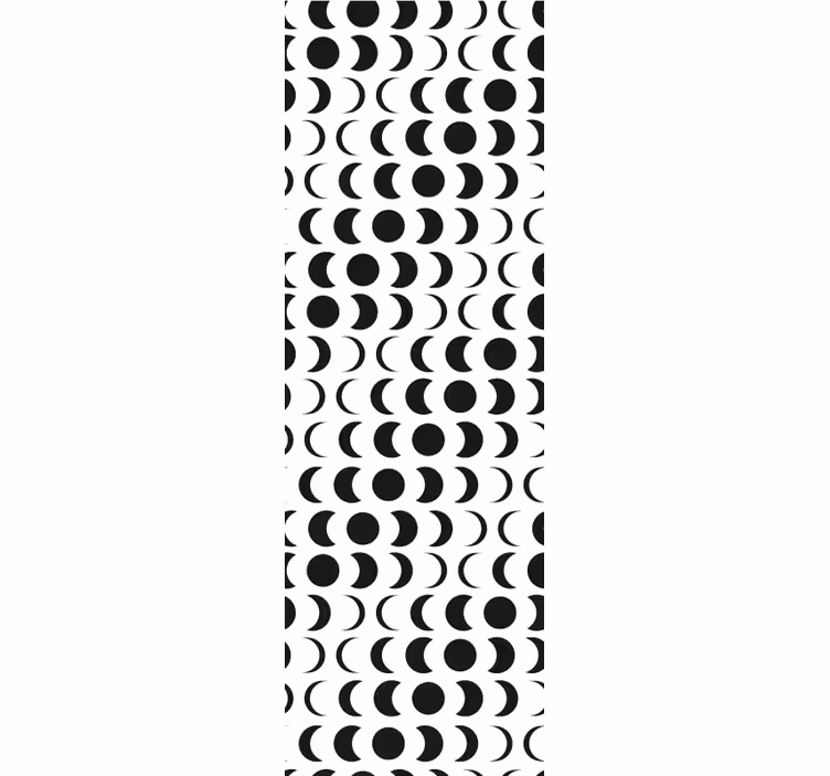 Fenster rollo modern mit minimalistischem mondmuster - TenStickers