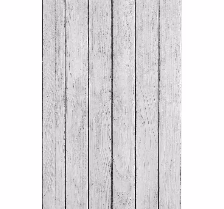 Fenster rollo modern in japandi stil weiße planken - TenStickers