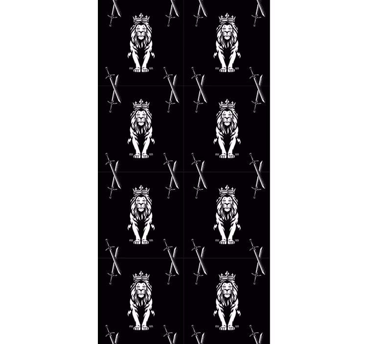 Fenster rollo modern dschungel silhouetten - TenStickers