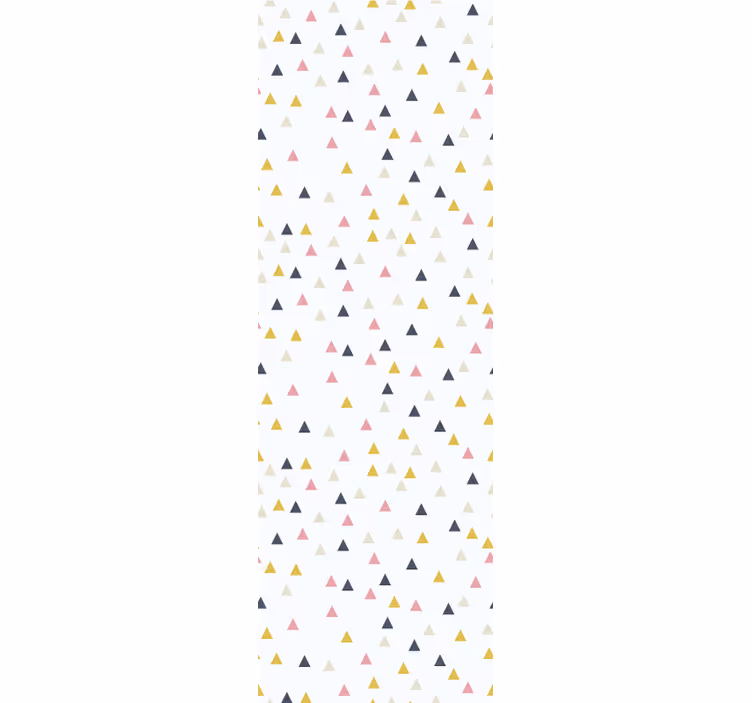 Fenster rollo modern mit minimalistischem dreieckmuster - TenStickers