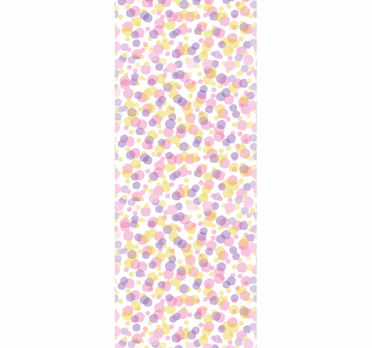 Fenster rollo modern mit aquarell-punkten - TenStickers