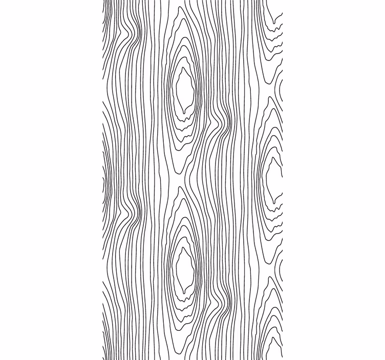 Fenster rollo modern mit schwarzen naturstreifen - TenStickers