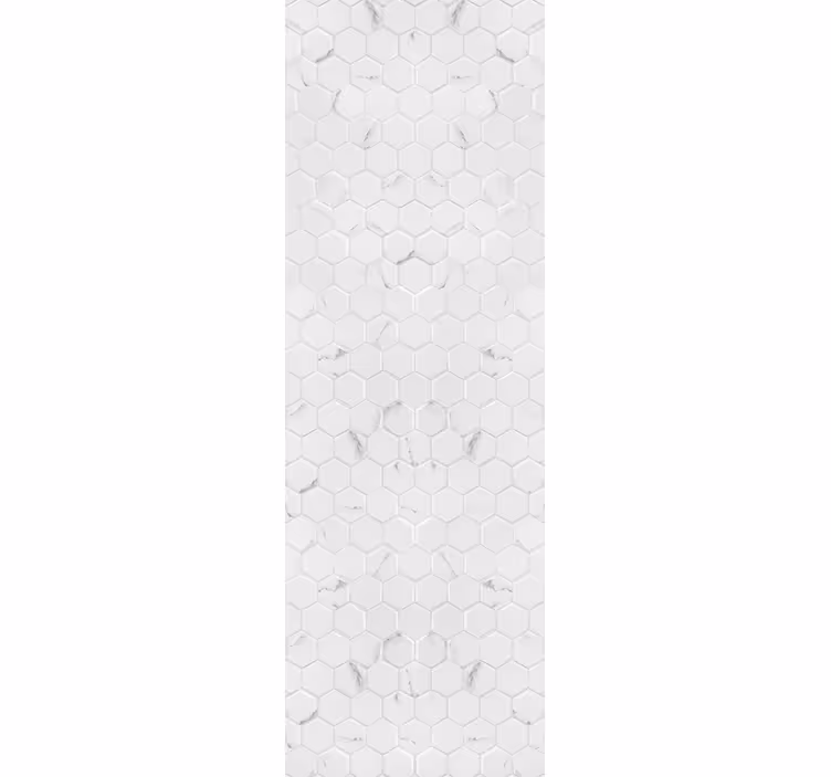 Fenster rollo modern elegante graue sechsecke - TenStickers