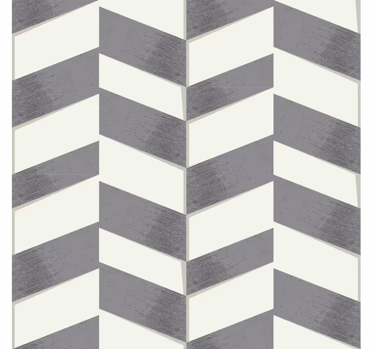 Rollo fenster grau mit grauem zickzack-muster - TenStickers