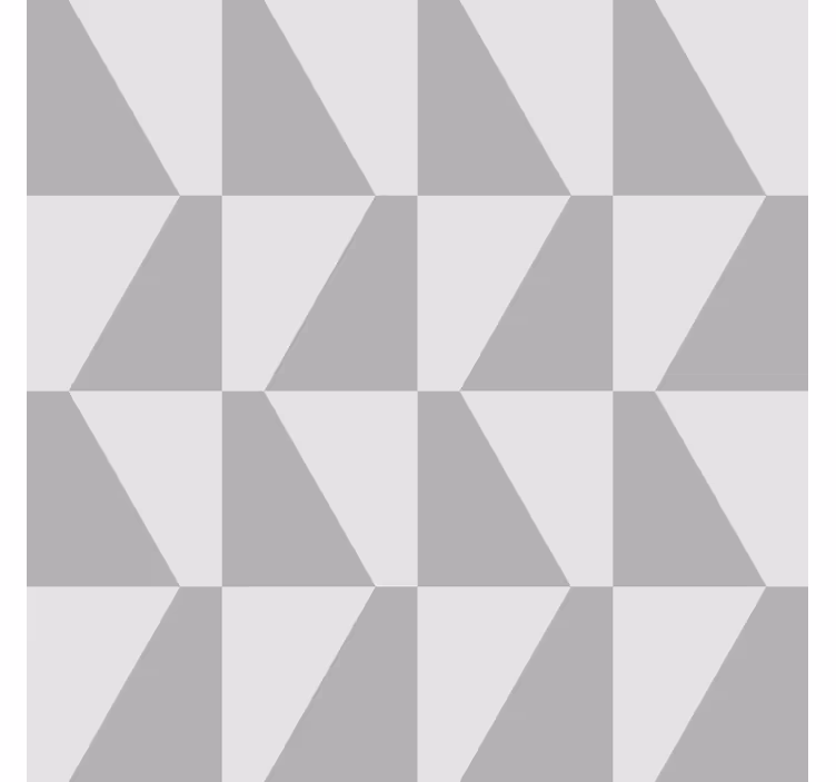 Rollo fenster grau im grauen trapezdesign - TenStickers