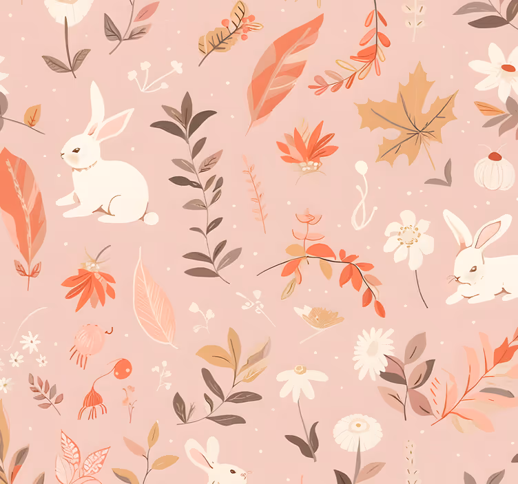 Rollo fenster rosa im herbstwald design - TenStickers