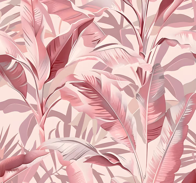 Rollo fenster rosa regenwald - TenStickers