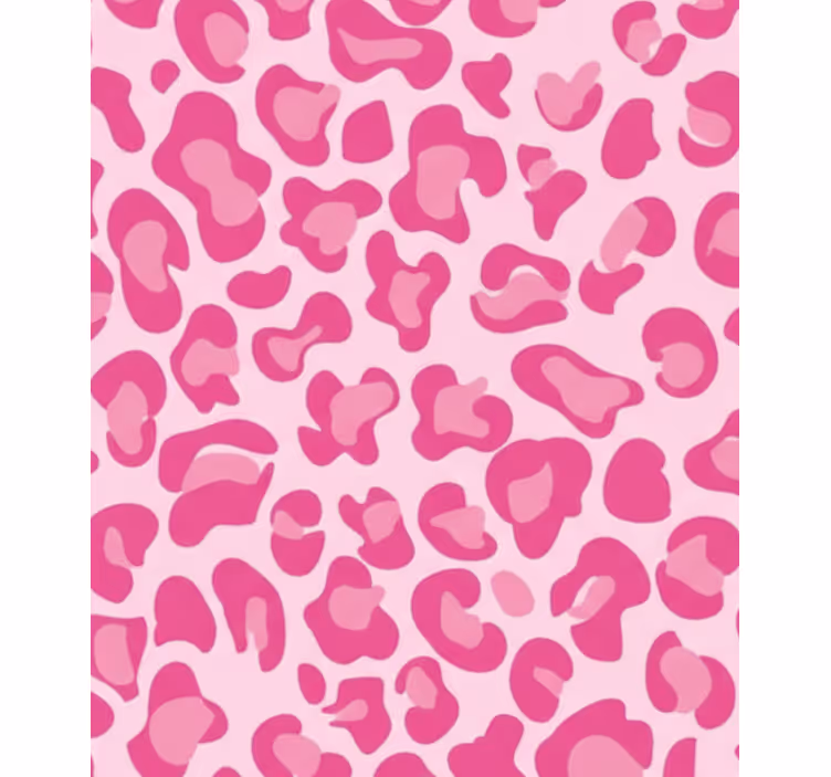 Rollo fenster rosa mit pinkem leopardenmuster - TenStickers