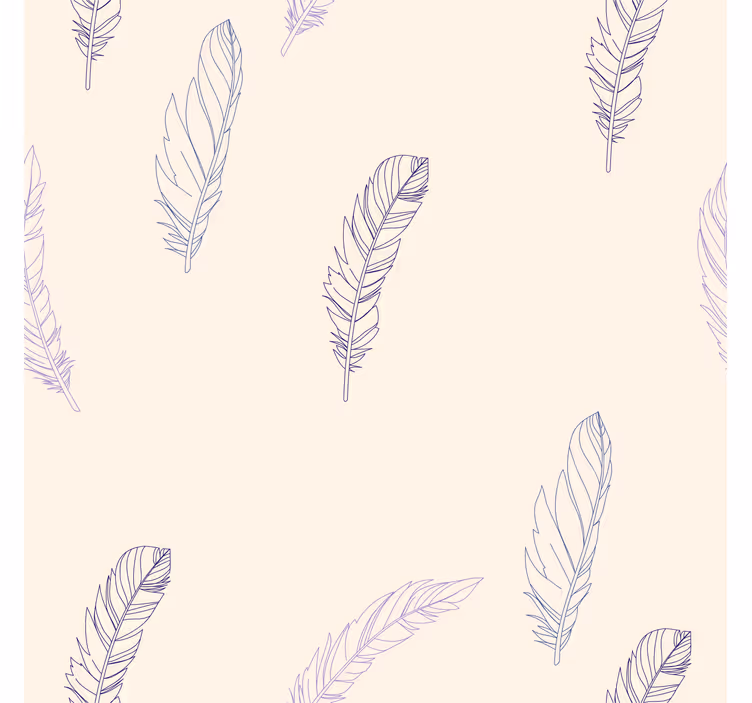 Rollo fenster rosa federlinien design - TenStickers